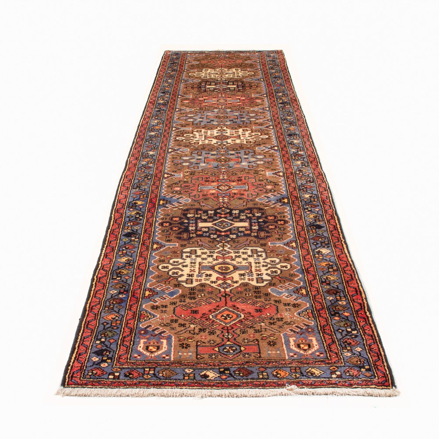 Läufer Perser - Nomadic - 390 x 100 cm - mehrfarbig