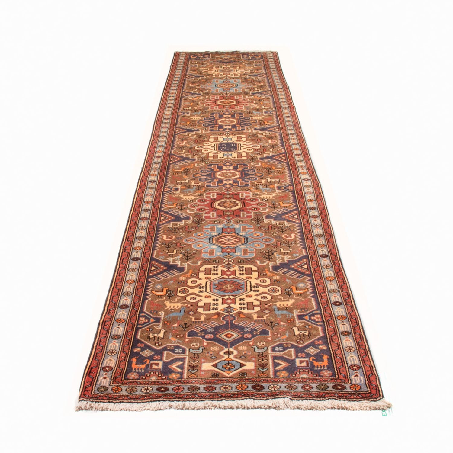 Läufer Perser - Nomadic - 395 x 92 cm - mehrfarbig