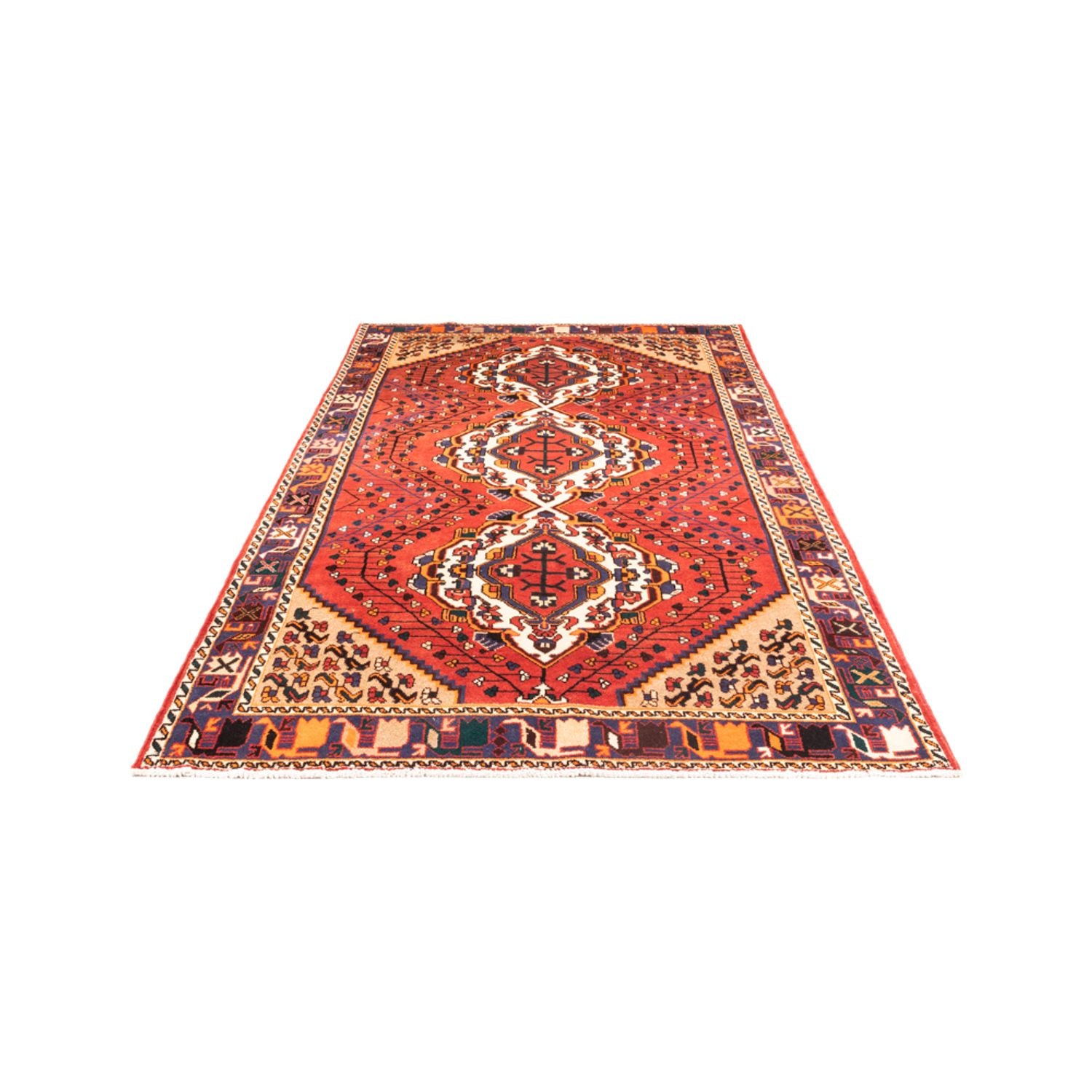 Perserteppich - Nomadic - 300 x 160 cm - rot