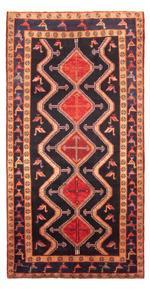 Läufer Perser - Nomadic - 366 x 160 cm - dunkelblau
