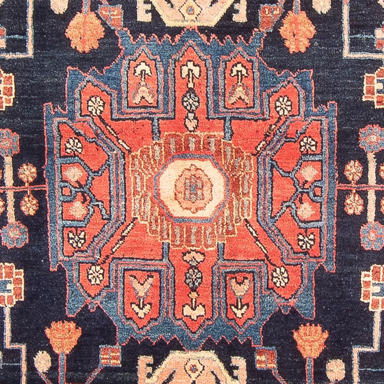 Perserteppich - Nomadic - 300 x 156 cm - dunkelblau