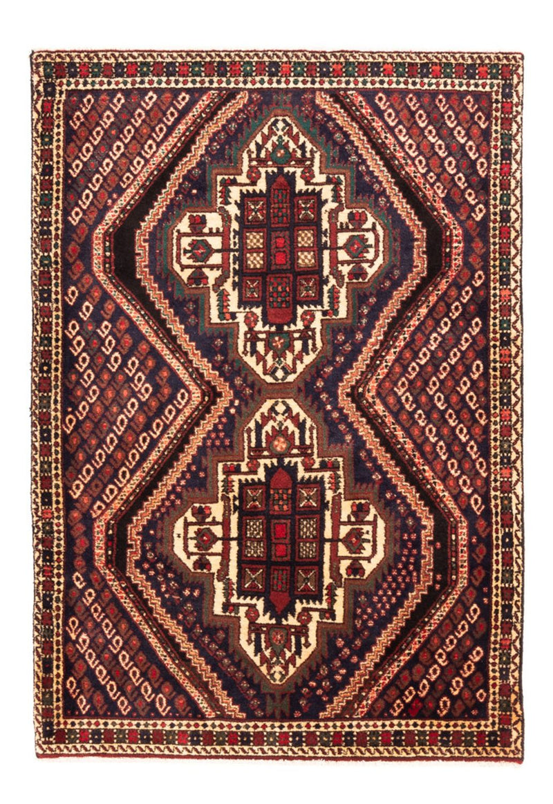 Perserteppich - Nomadic - 150 x 108 cm - bordeauxrot