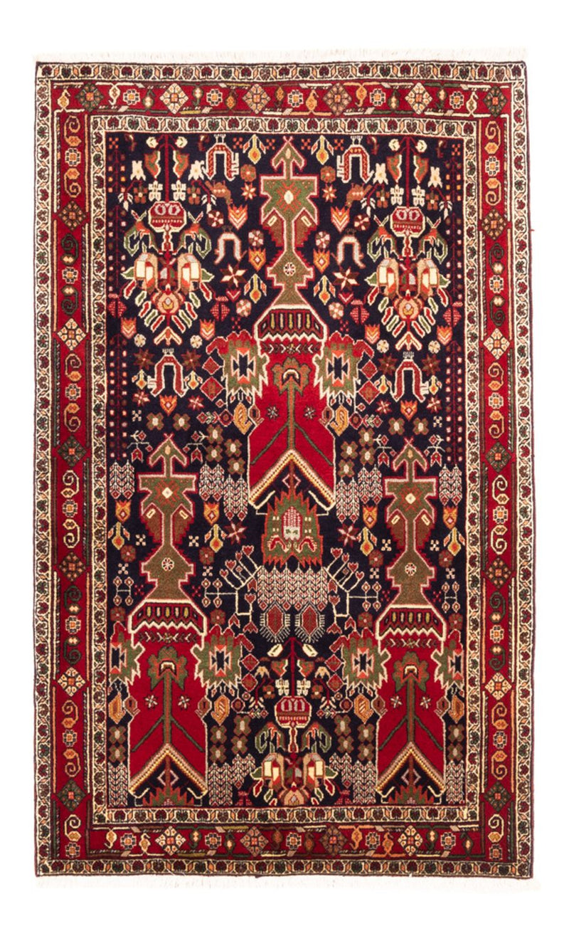 Perserteppich - Nomadic - 154 x 100 cm - bordeauxrot