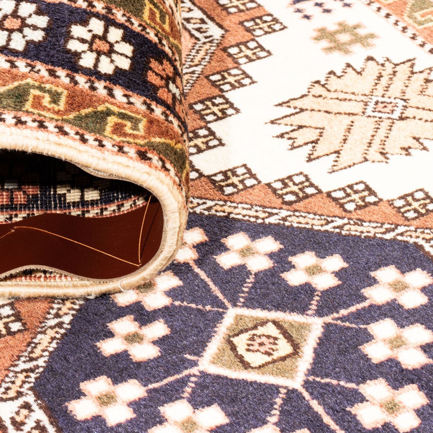 Perserteppich - Nomadic - 148 x 80 cm - creme