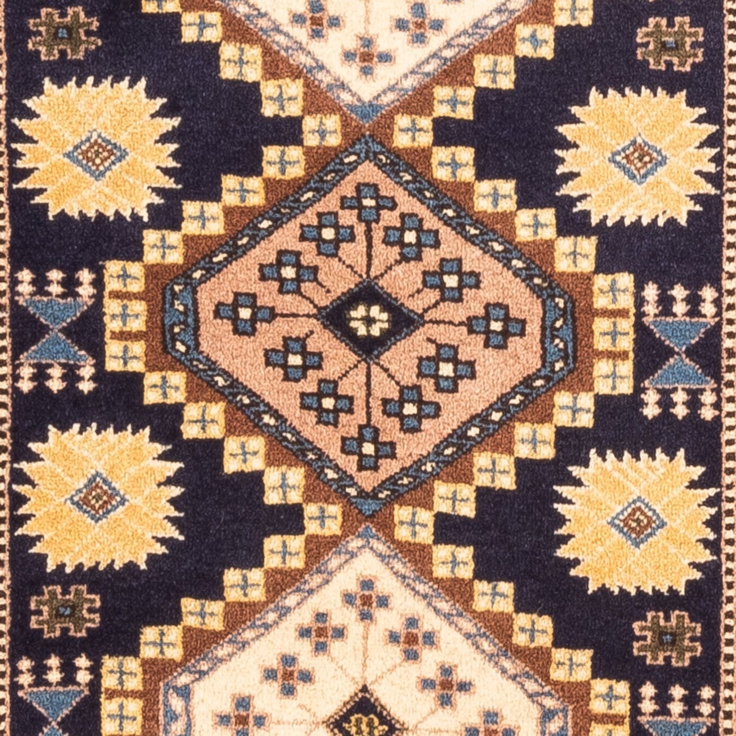 Perserteppich - Nomadic - 145 x 80 cm - dunkelblau