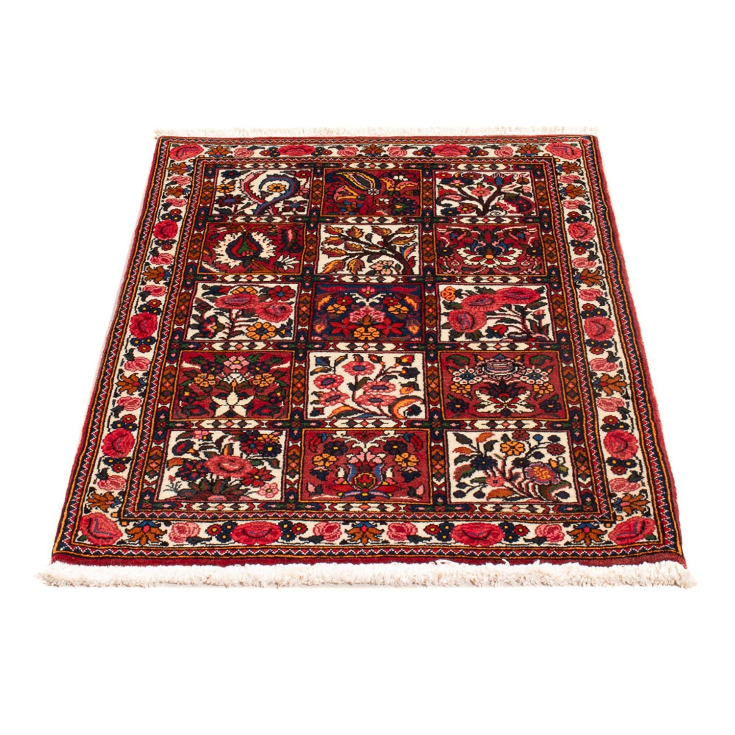 Perserteppich - Nomadic - 91 x 65 cm - mehrfarbig