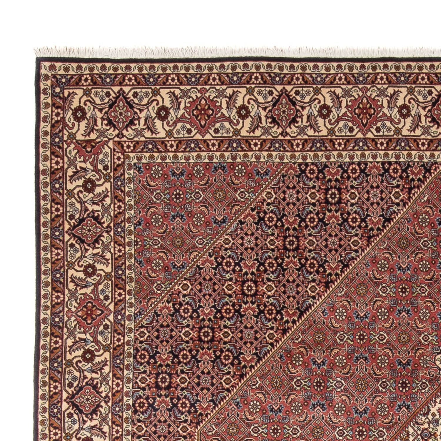 Perserteppich - Bidjar - Royal - 299 x 244 cm - dunkelrot