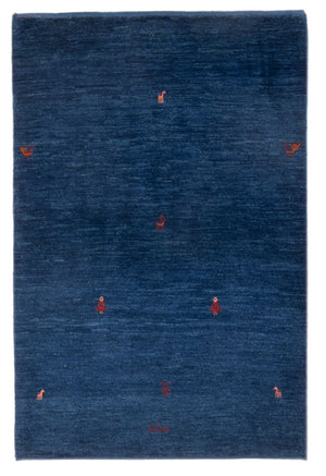 Gabbeh Teppich - Perser - 162 x 100 cm - dunkelblau