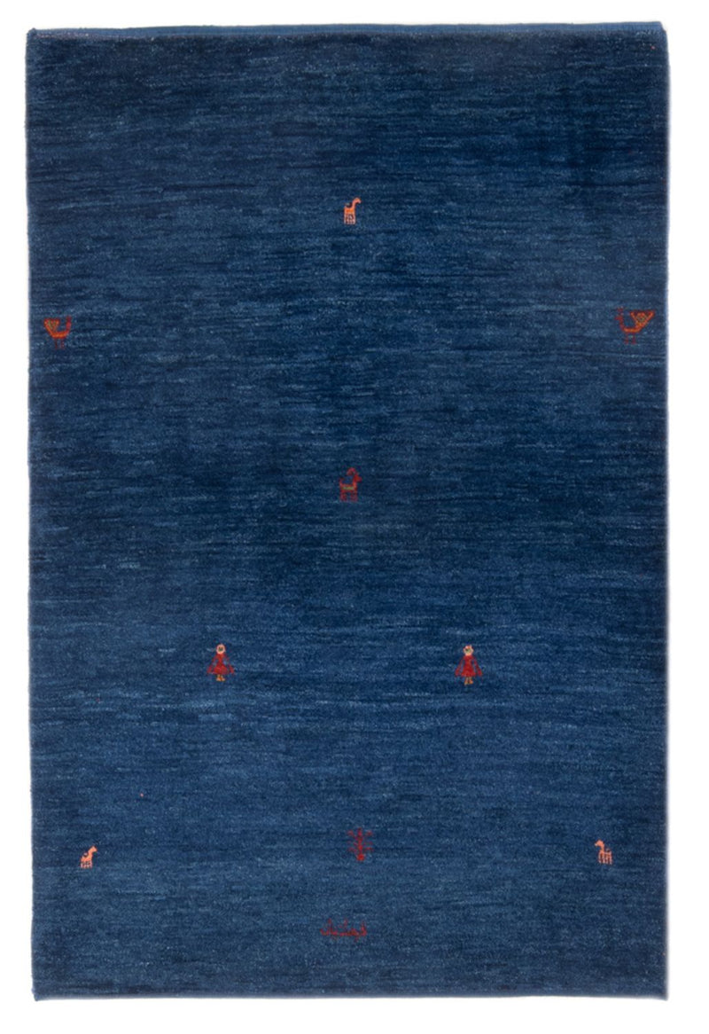 Gabbeh Teppich - Perser - 162 x 100 cm - dunkelblau