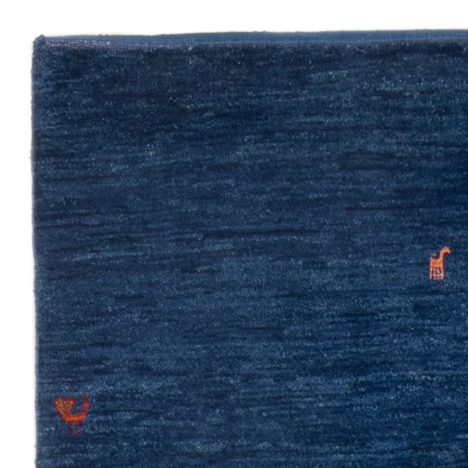 Gabbeh Teppich - Perser - 162 x 100 cm - dunkelblau