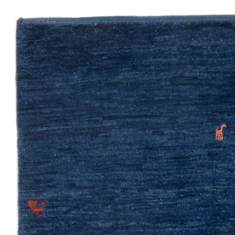 Gabbeh Teppich - Perser - 162 x 100 cm - dunkelblau