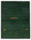 Gabbeh Teppich - Perser - 151 x 104 cm - dunkelgrün