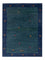 Gabbeh Teppich - Perser - 139 x 100 cm - petrolblau