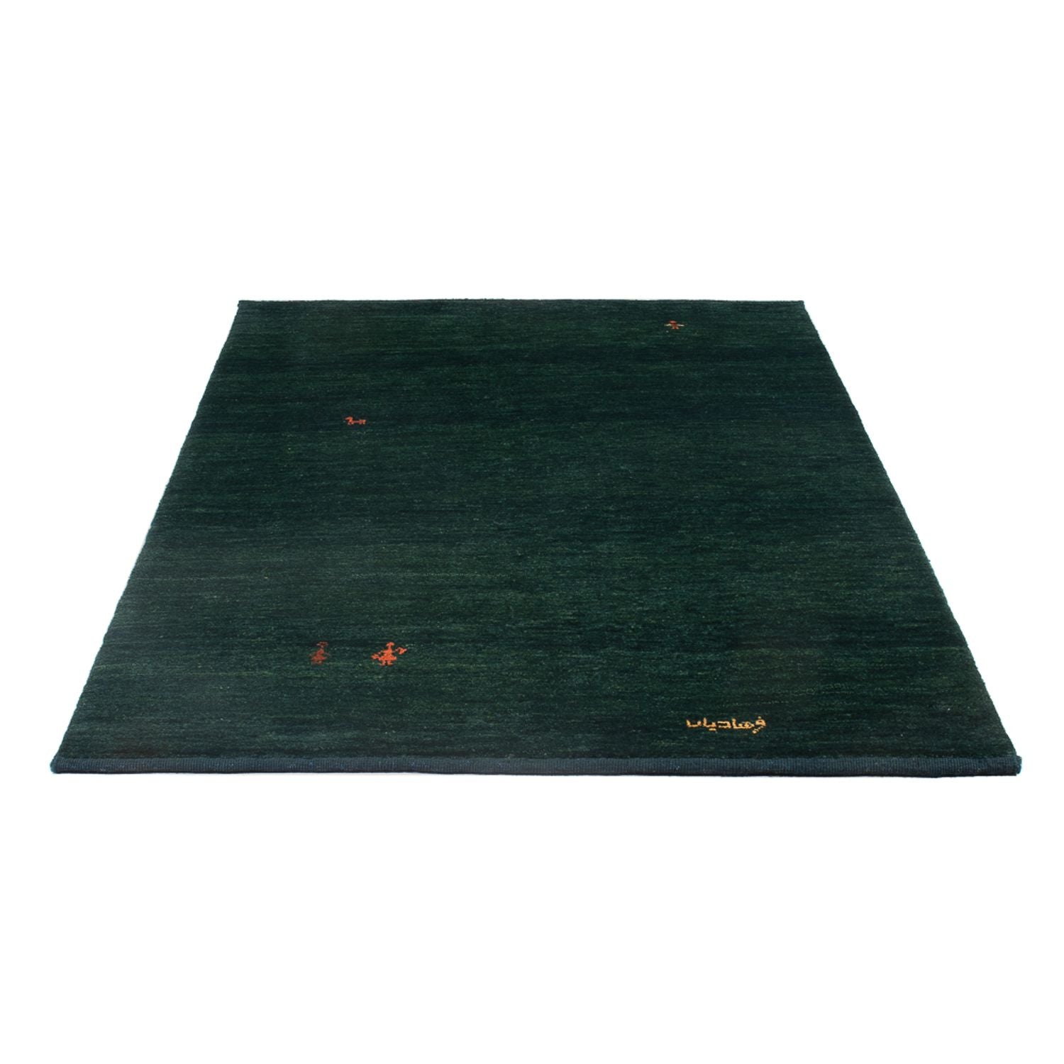 Gabbeh Teppich - Perser - 178 x 115 cm - dunkelgrün