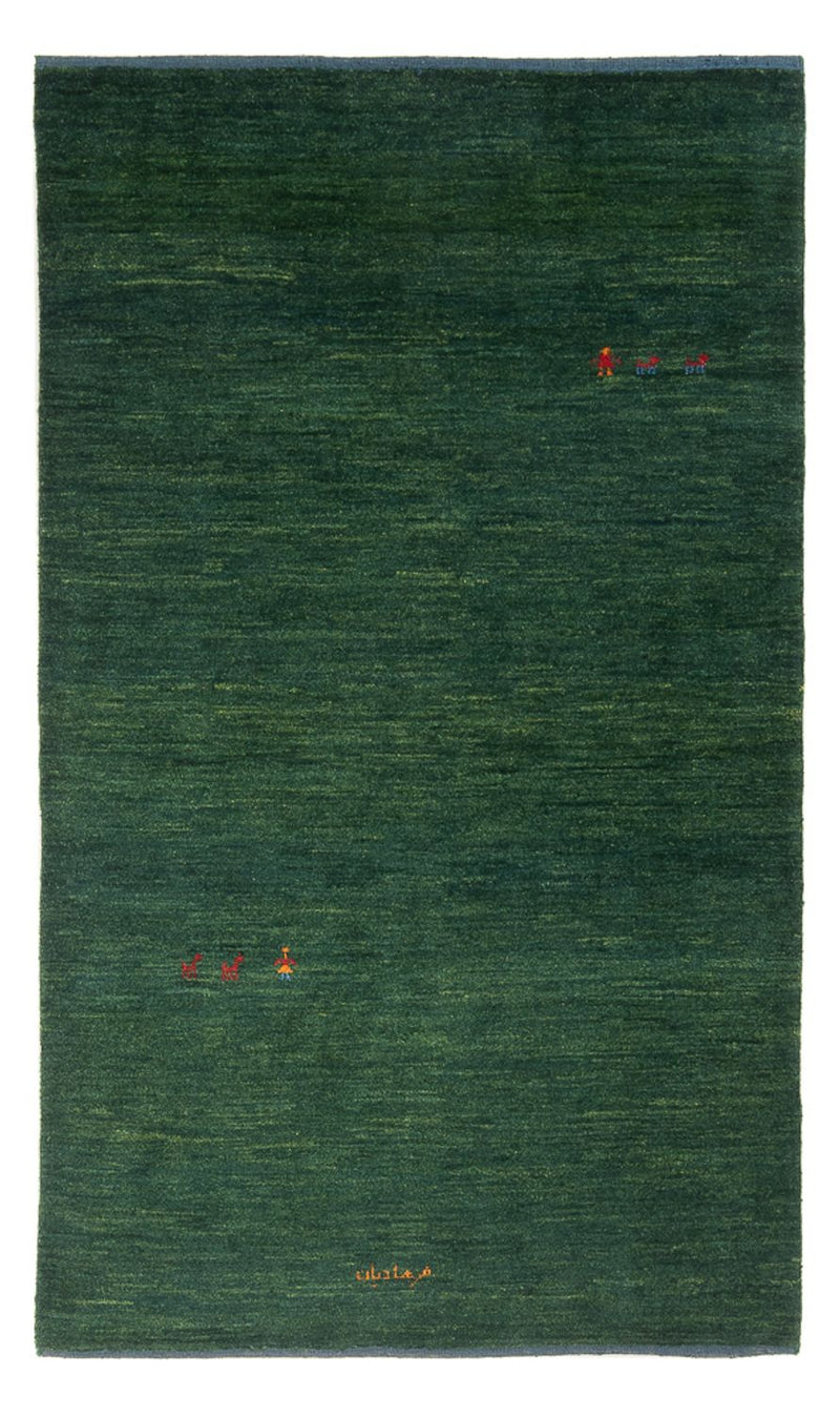 Gabbeh Teppich - Perser - 183 x 115 cm - dunkelgrün