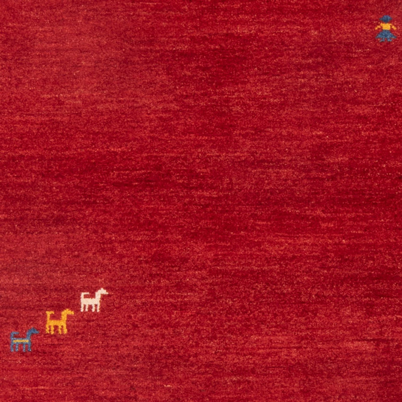 Gabbeh Teppich - Perser - 145 x 103 cm - rot