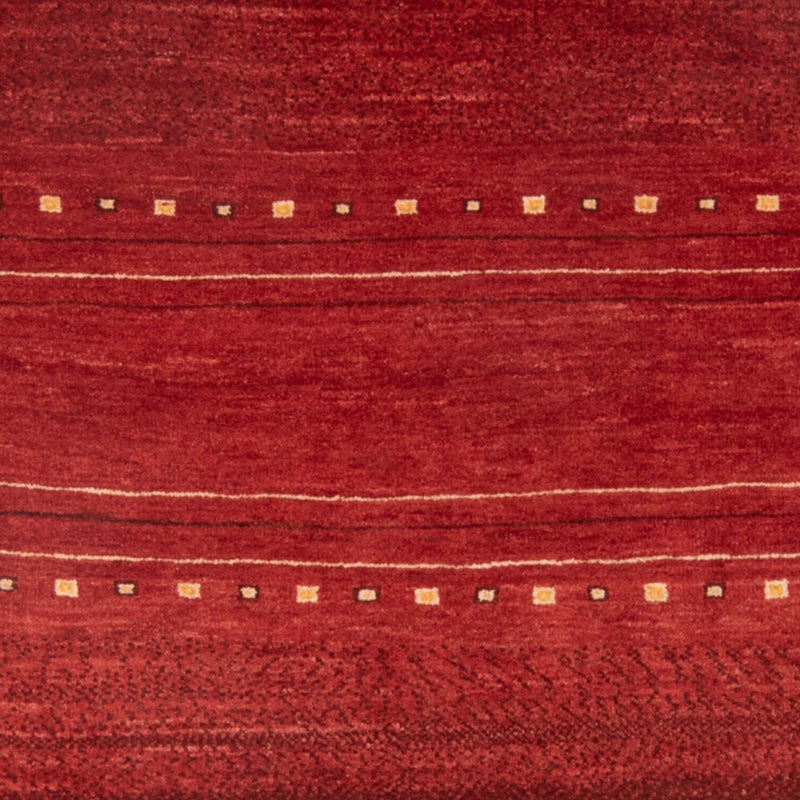 Gabbeh Teppich - Perser - 140 x 102 cm - dunkelrot