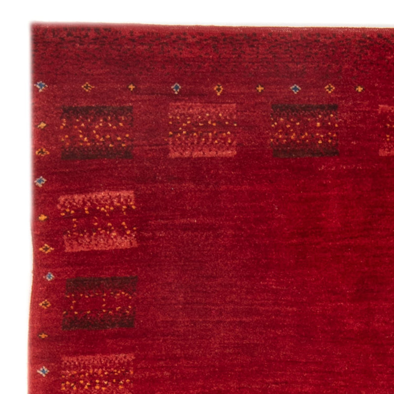 Gabbeh Teppich - Perser - 144 x 104 cm - dunkelrot
