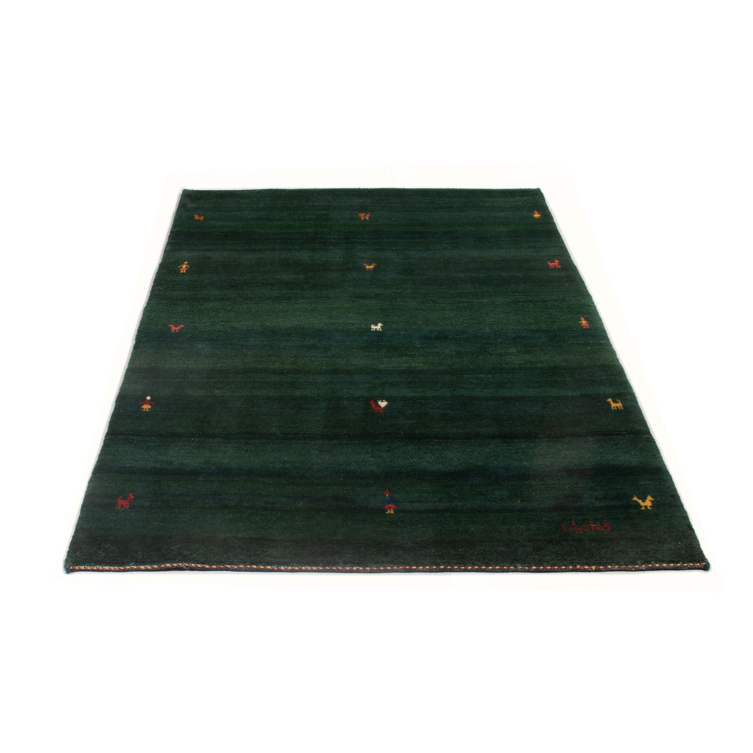 Gabbeh Teppich - Perser - 183 x 113 cm - grün