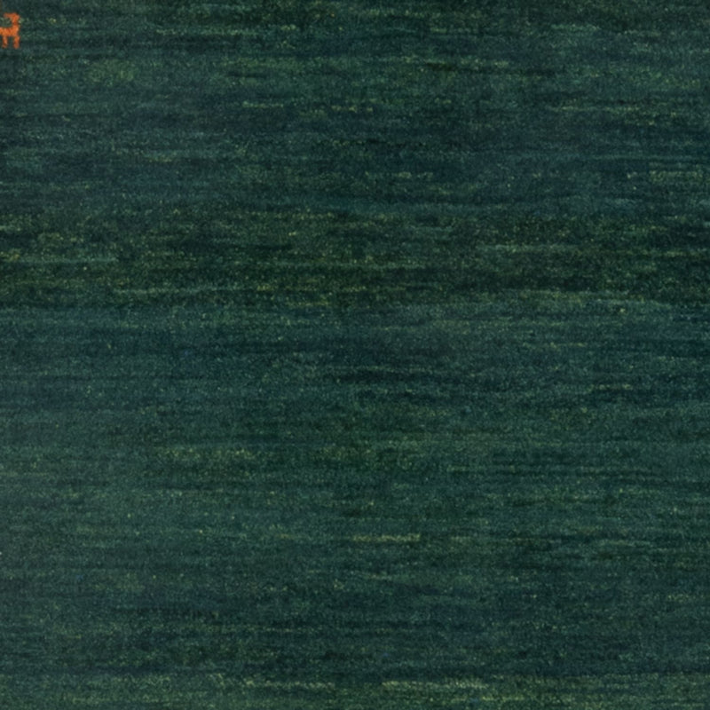 Gabbeh Teppich - Perser - 146 x 98 cm - dunkelgrün