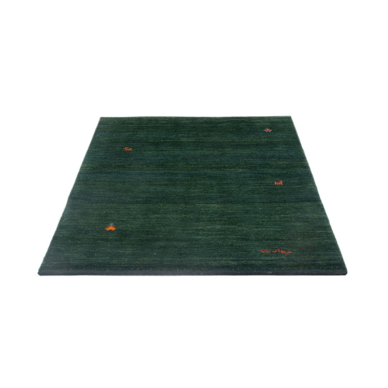 Gabbeh Teppich - Perser - 146 x 98 cm - dunkelgrün
