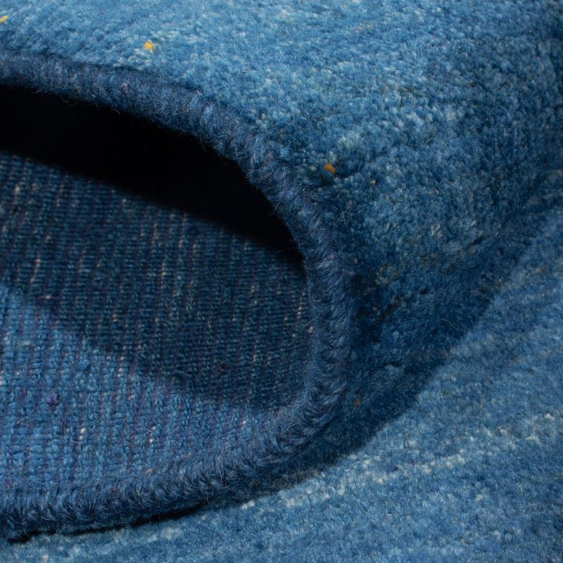 Gabbeh Teppich - Perser - 140 x 102 cm - seeblau