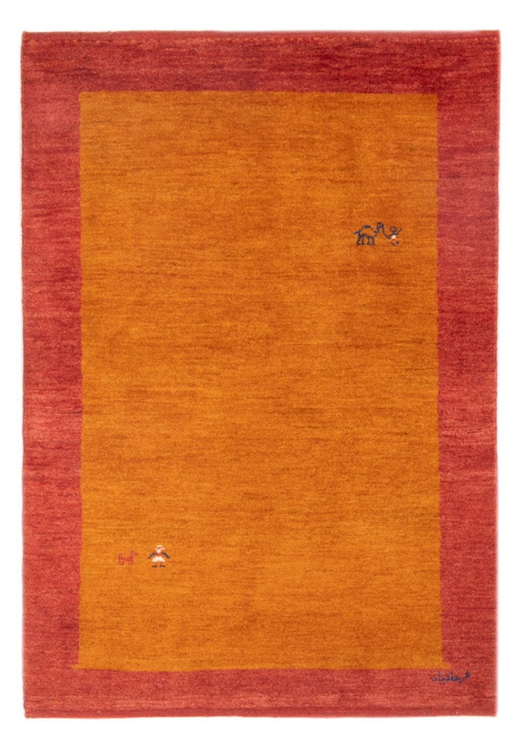 Gabbeh Teppich - Perser - 156 x 101 cm - mehrfarbig