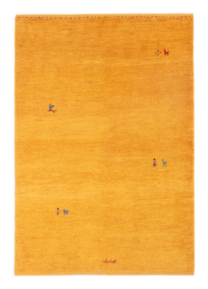 Gabbeh Teppich - Perser - 147 x 100 cm - gold