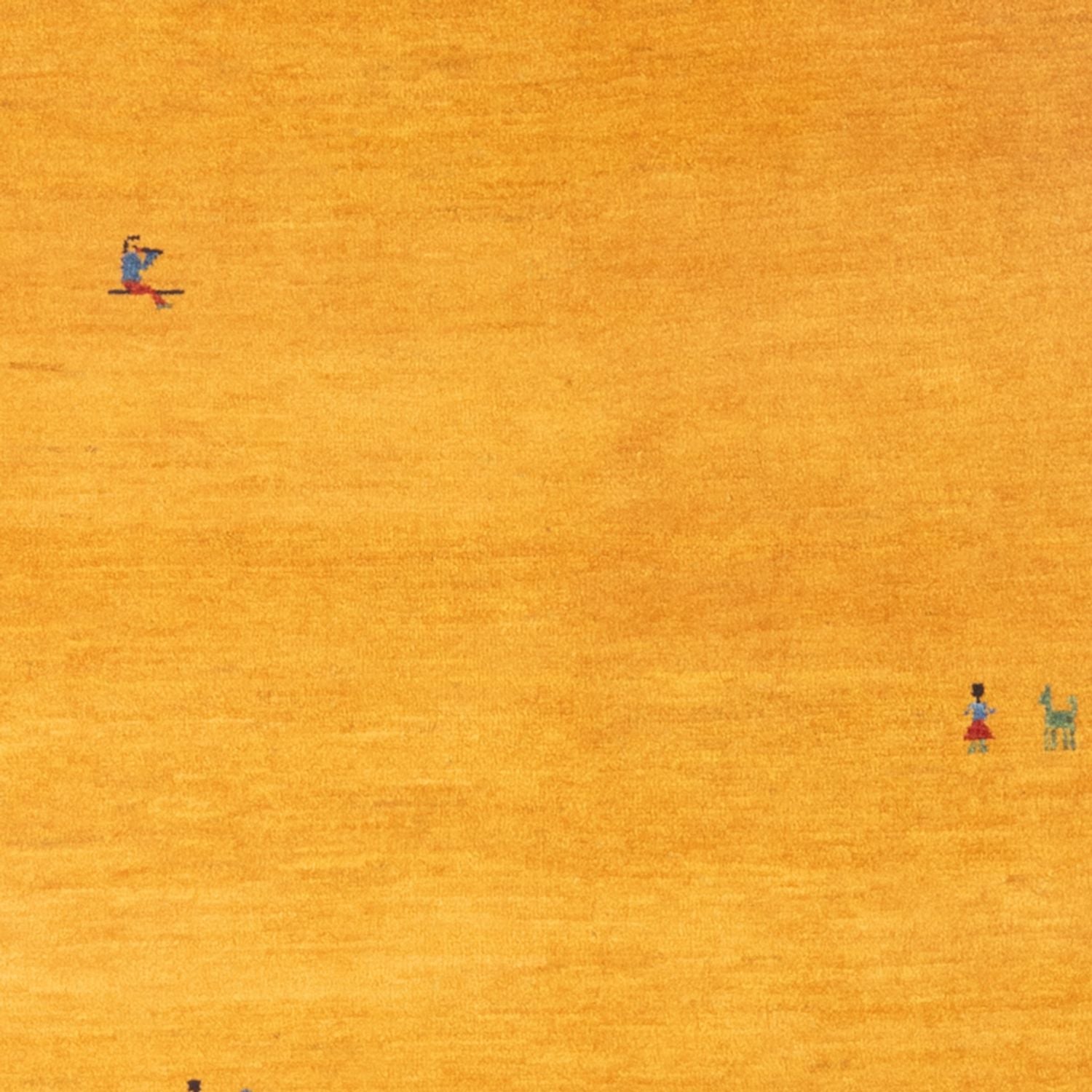 Gabbeh Teppich - Perser - 147 x 100 cm - gold