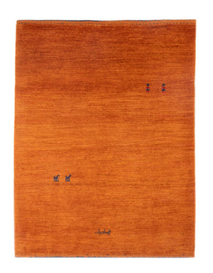 Gabbeh Teppich - Perser - 147 x 104 cm - orange