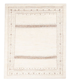 Gabbeh Teppich - Perser - 142 x 100 cm - weiß