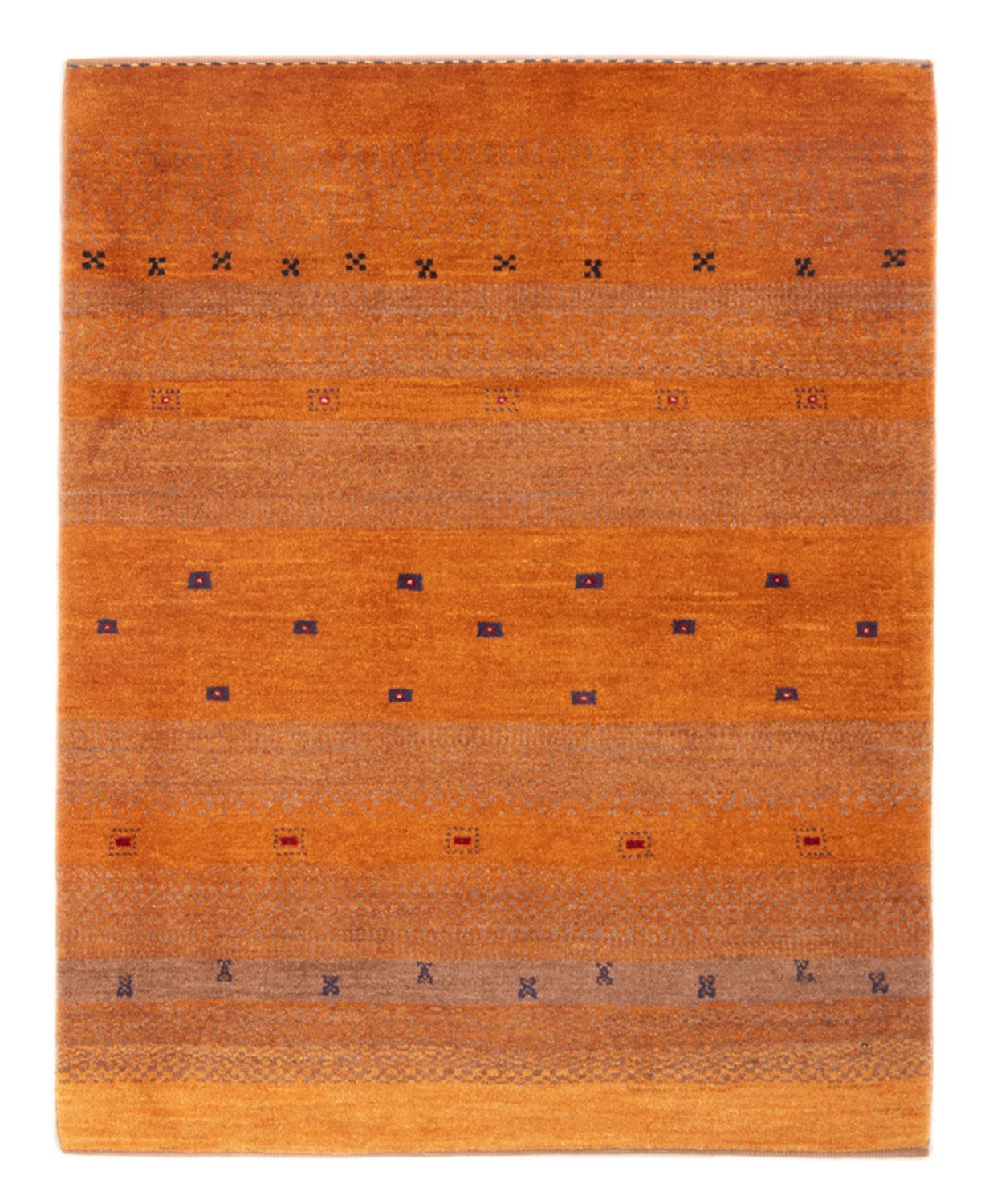 Gabbeh Teppich - Perser - 145 x 100 cm - terrakotta