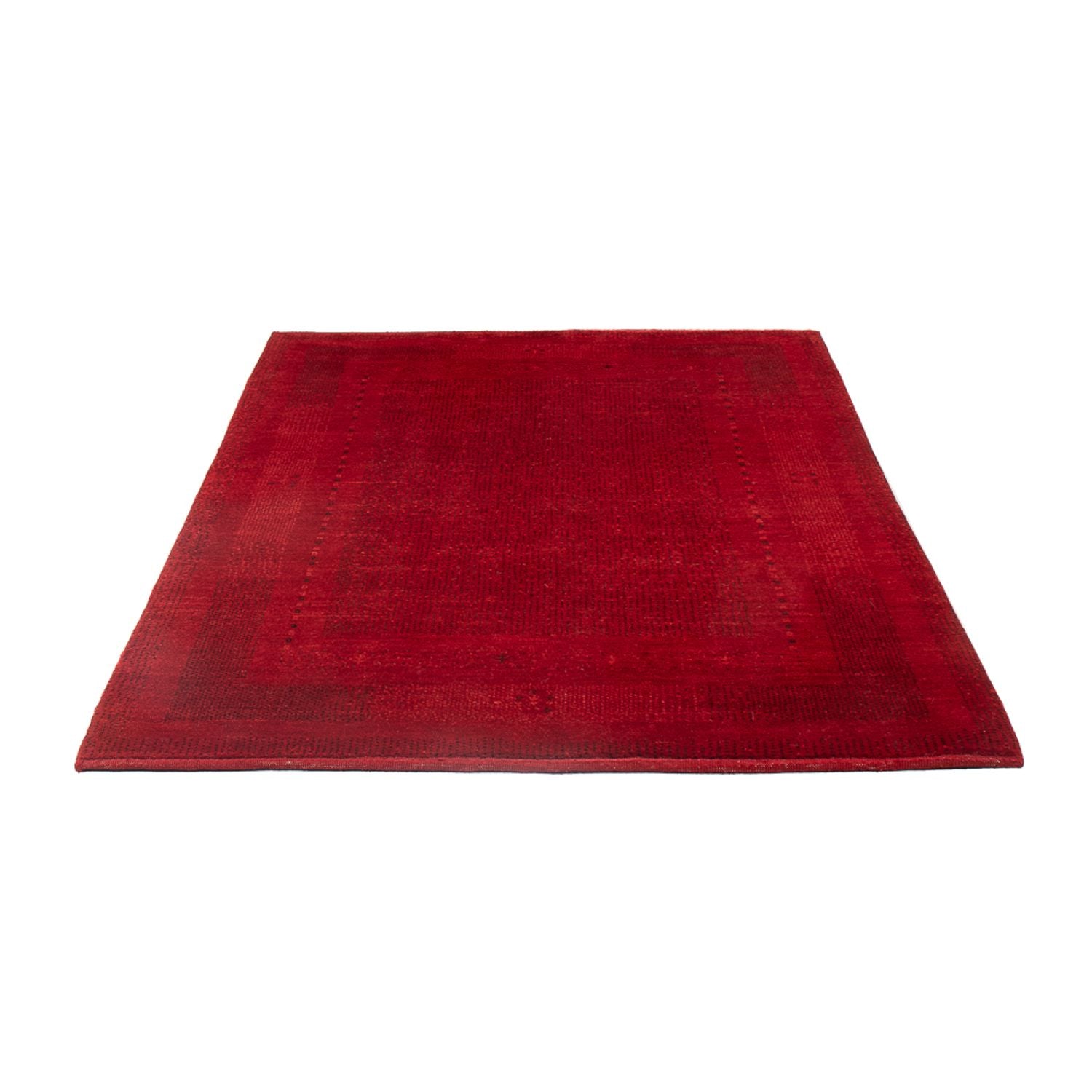 Gabbeh Teppich - Perser - 177 x 128 cm - dunkelrot