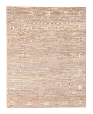Gabbeh Teppich - Perser - 144 x 100 cm - hellbraun