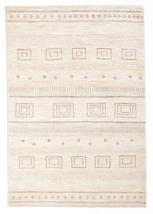 Gabbeh Teppich - Perser - 175 x 120 cm - hellbeige