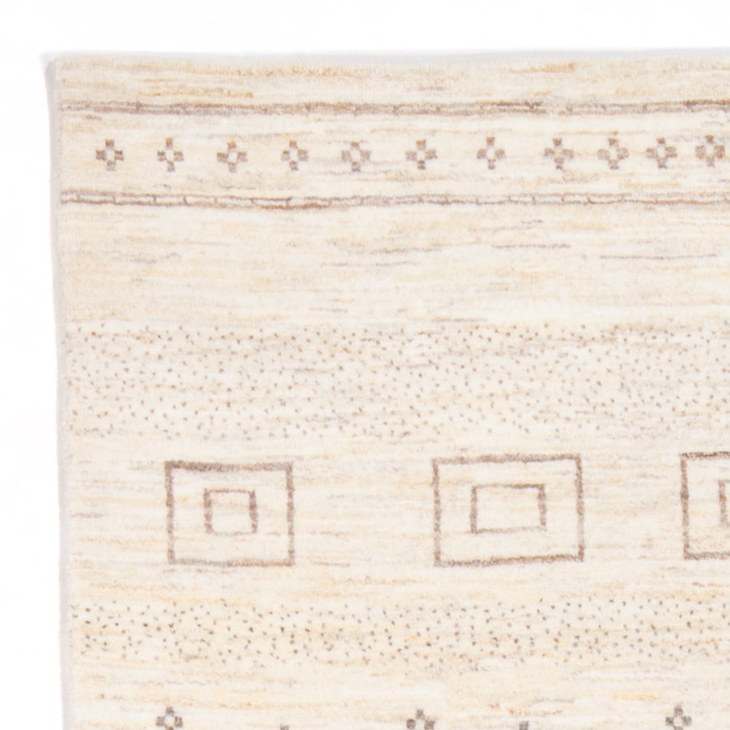 Gabbeh Teppich - Perser - 175 x 120 cm - hellbeige