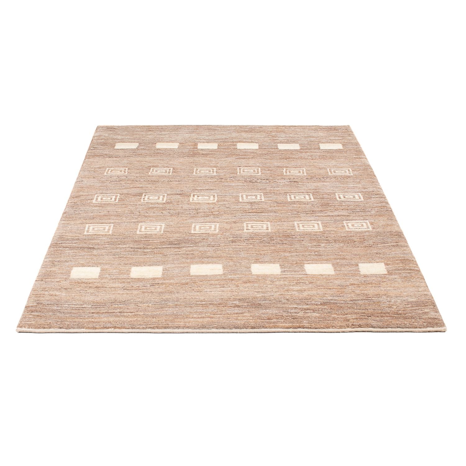 Gabbeh Teppich - Perser - 178 x 117 cm - dunkelbeige