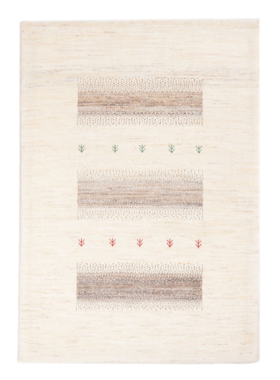 Gabbeh Teppich - Perser - 147 x 100 cm - hellbeige