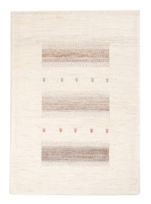 Gabbeh Teppich - Perser - 147 x 100 cm - hellbeige