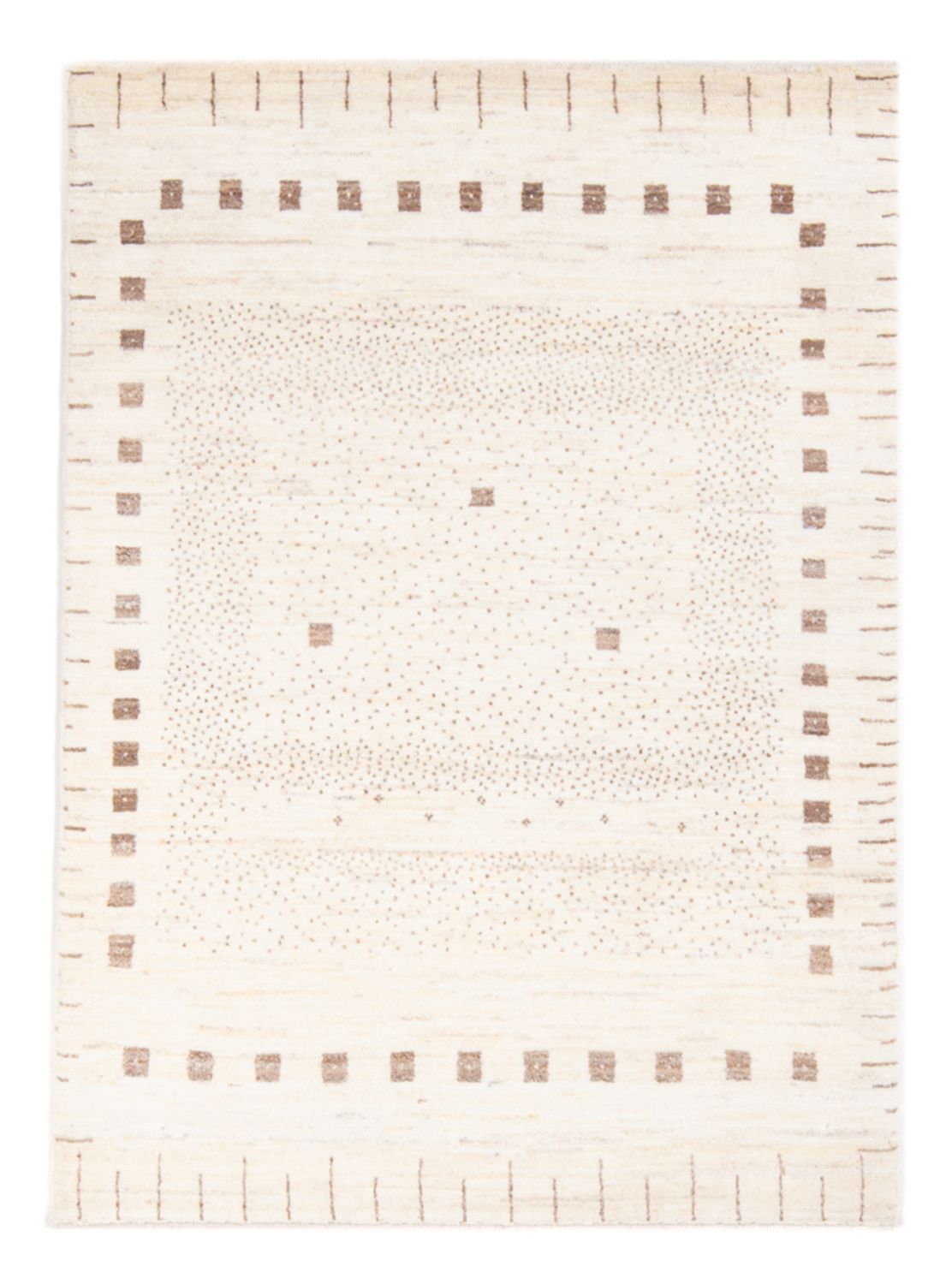 Gabbeh Teppich - Perser - 155 x 98 cm - hellbeige