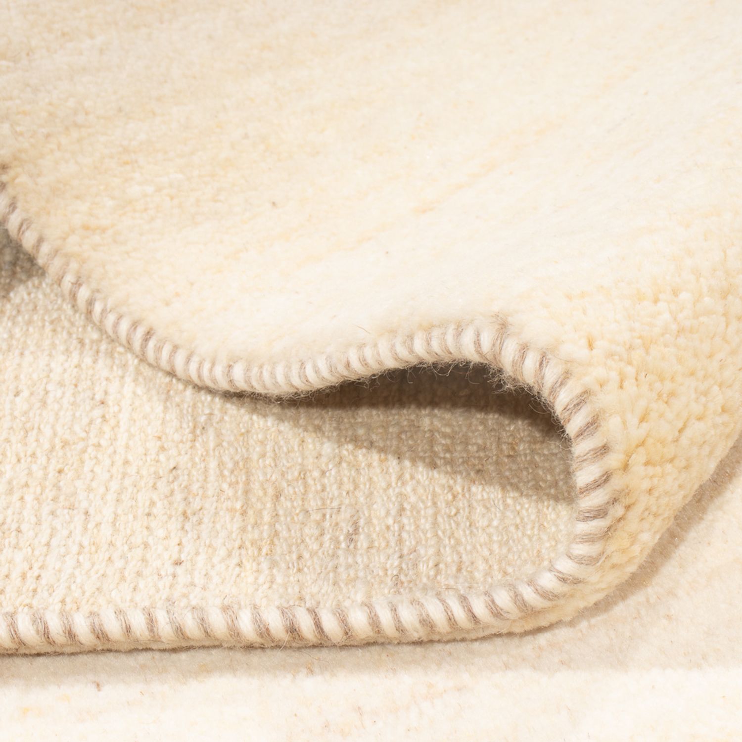 Gabbeh Teppich - Perser - 244 x 167 cm - hellbeige