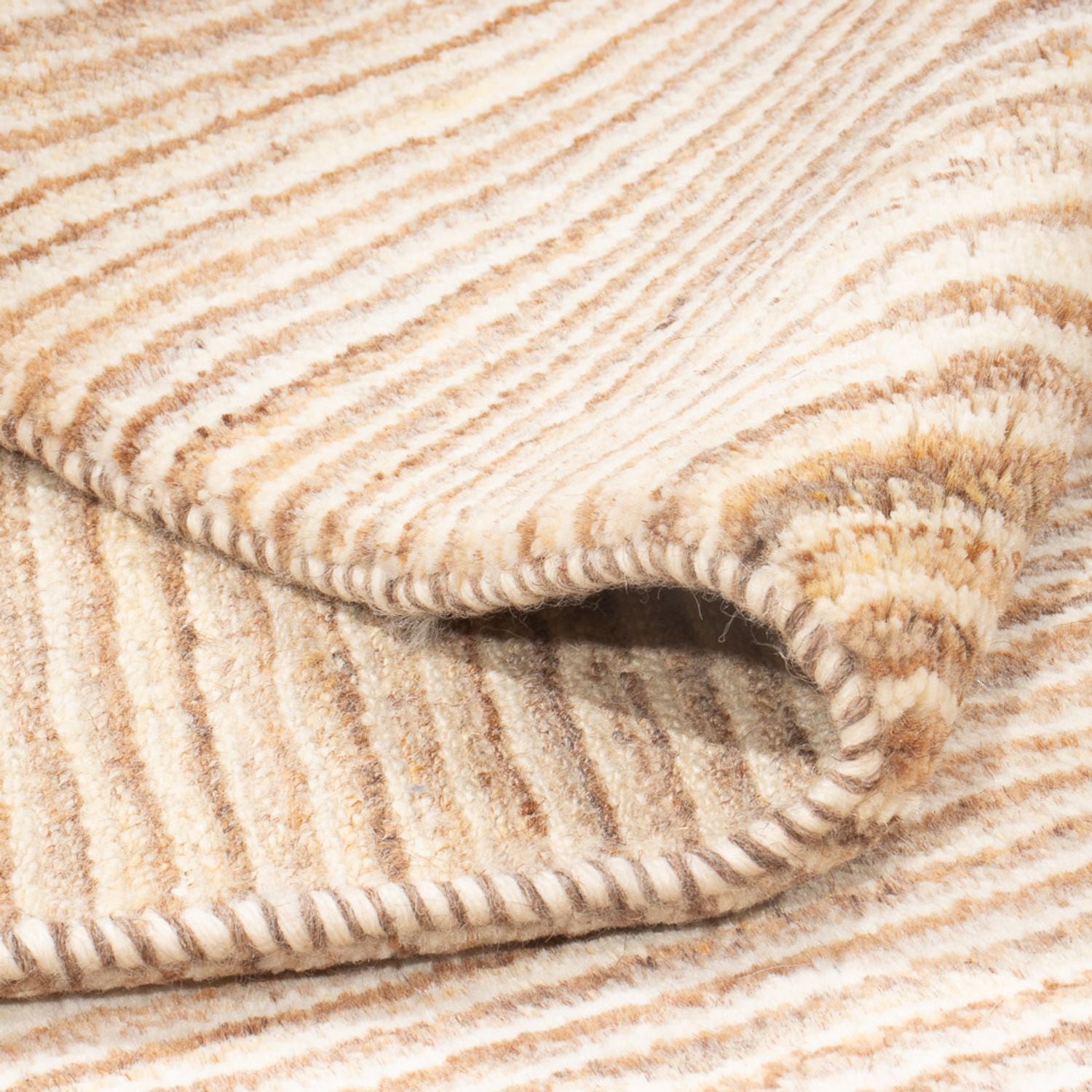 Gabbeh Teppich - Perser - 247 x 174 cm - hellbeige
