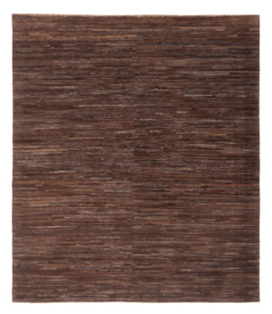 Gabbeh Teppich - Perser - 192 x 158 cm - dunkelbraun