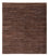 Gabbeh Teppich - Perser - 192 x 158 cm - dunkelbraun