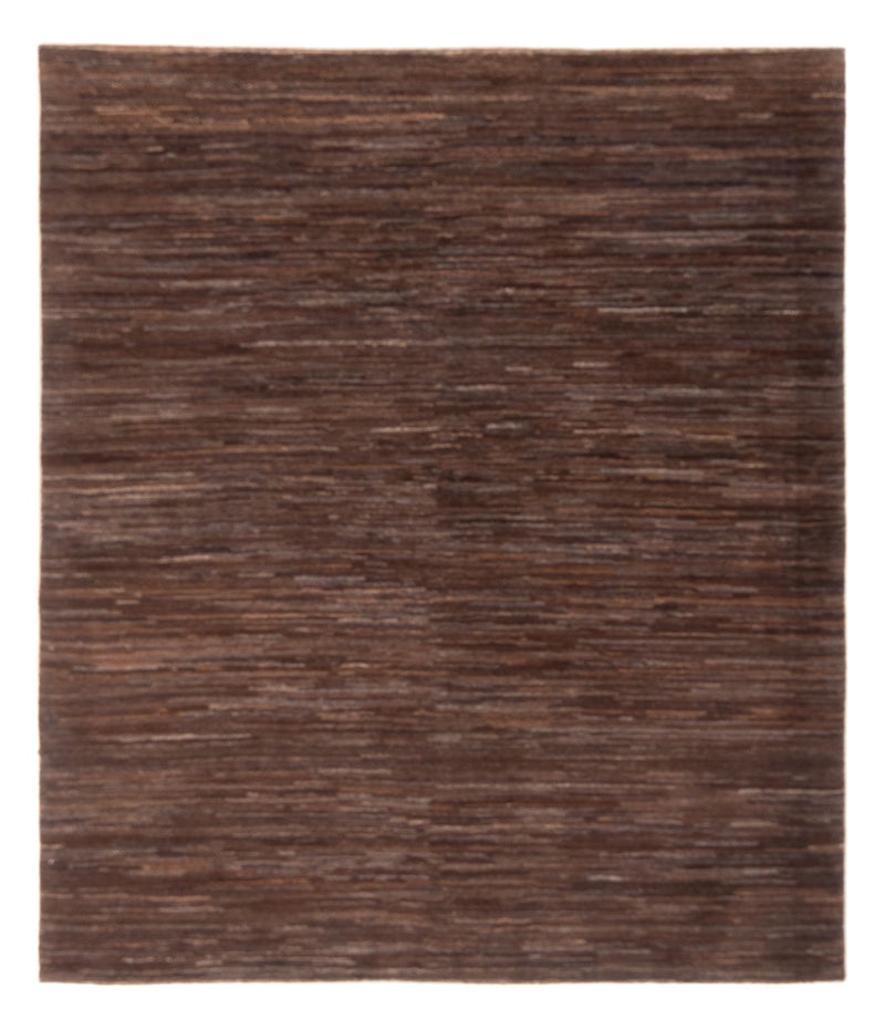 Gabbeh Teppich - Perser - 192 x 158 cm - dunkelbraun