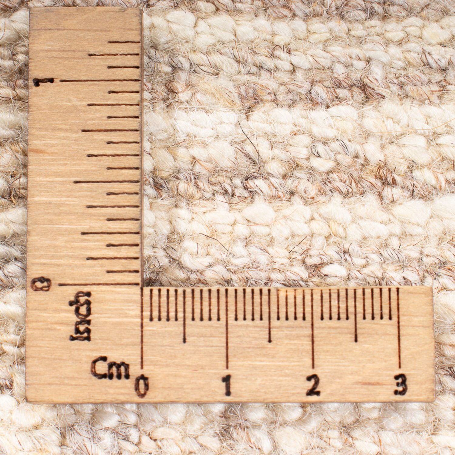 Gabbeh Teppich - Perser quadratisch  - 157 x 140 cm - beige