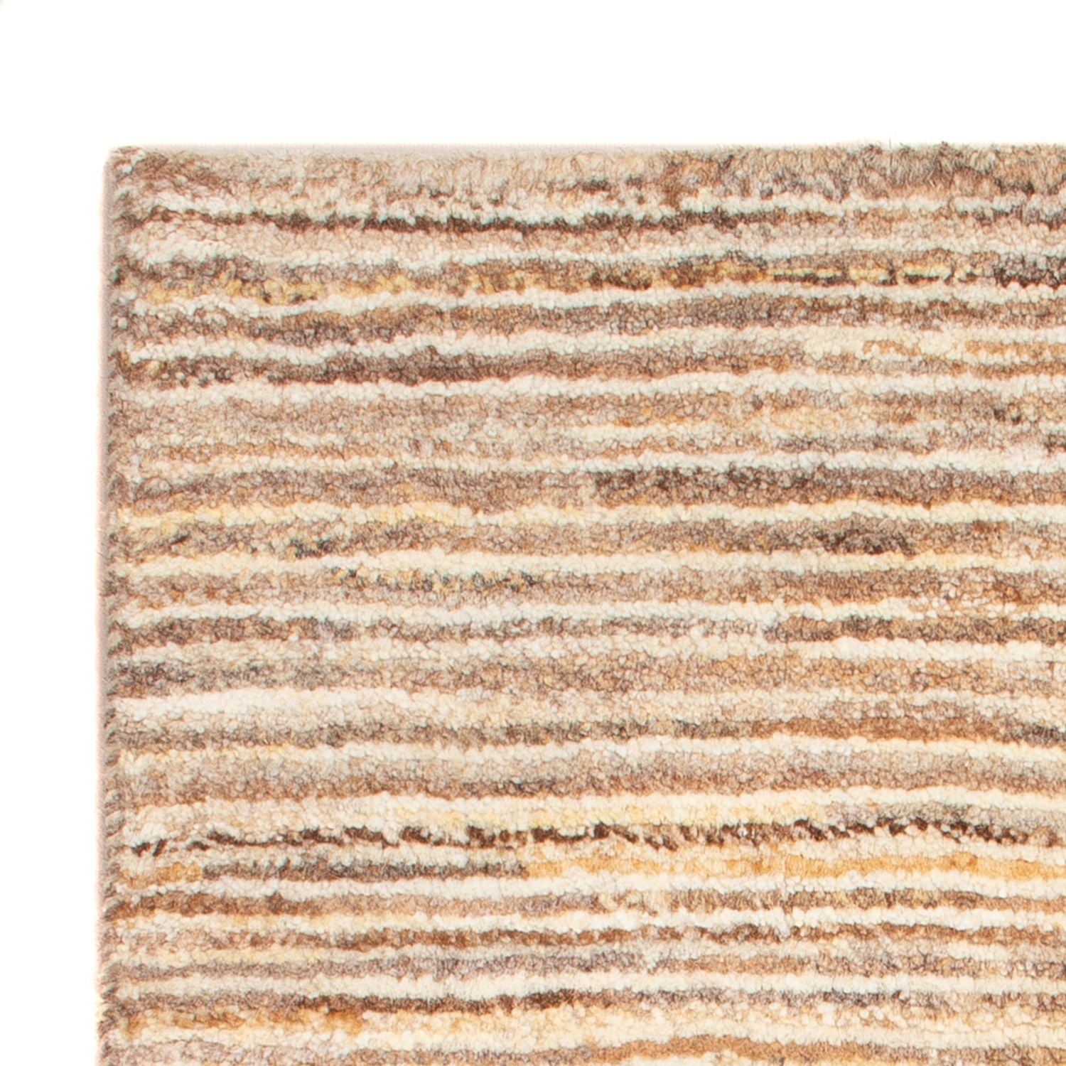 Gabbeh Teppich - Perser - 90 x 58 cm - dunkelbeige
