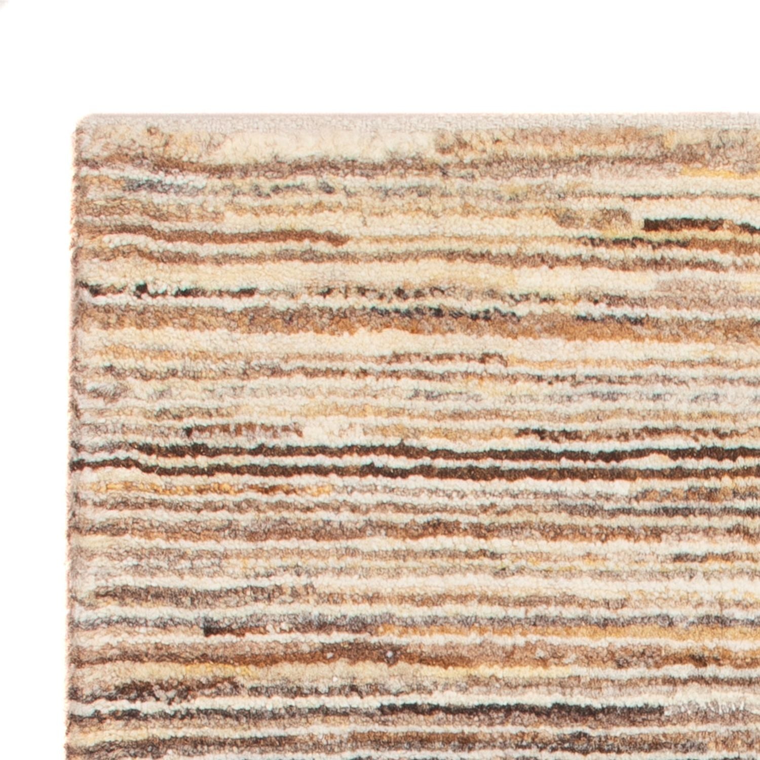Gabbeh Teppich - Perser - 94 x 60 cm - dunkelbeige
