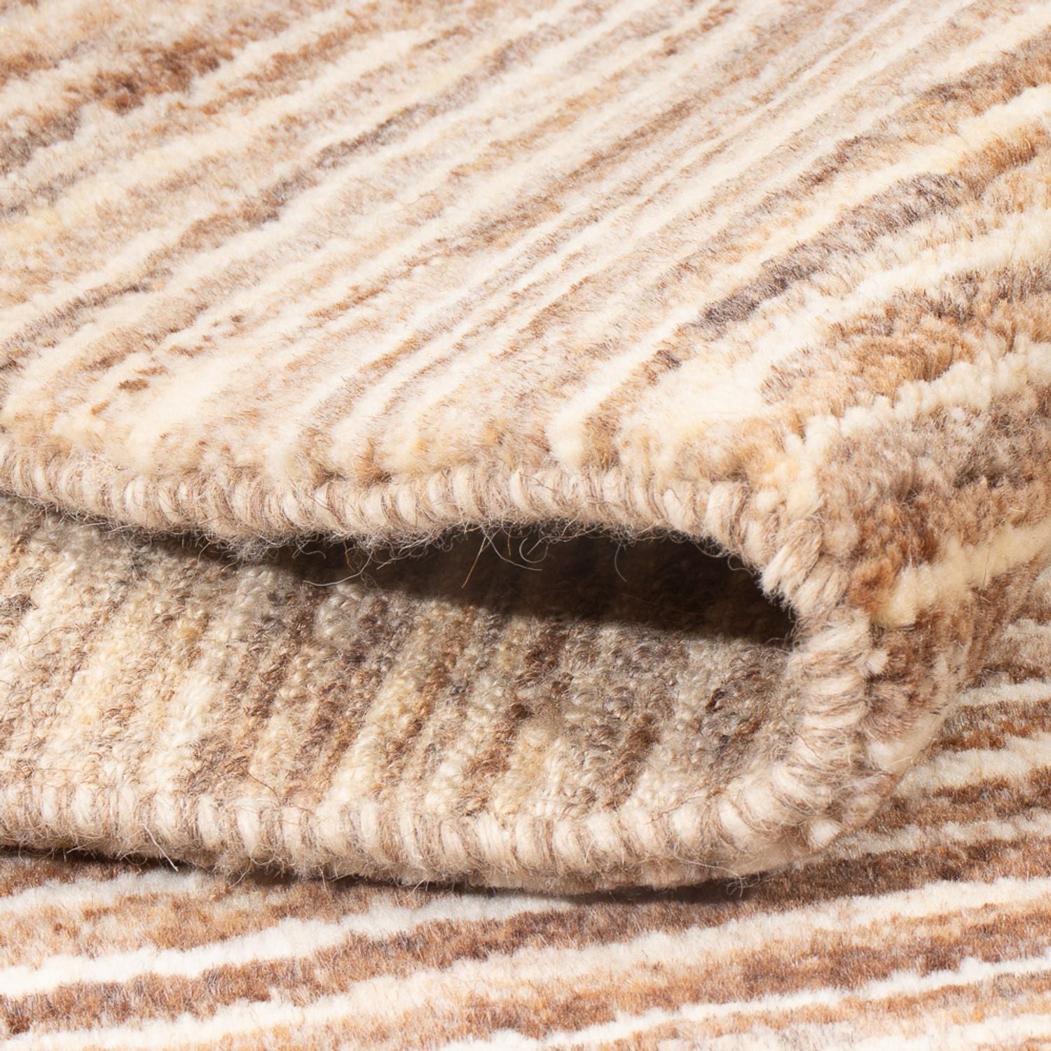 Gabbeh Teppich - Perser - 145 x 105 cm - dunkelbeige