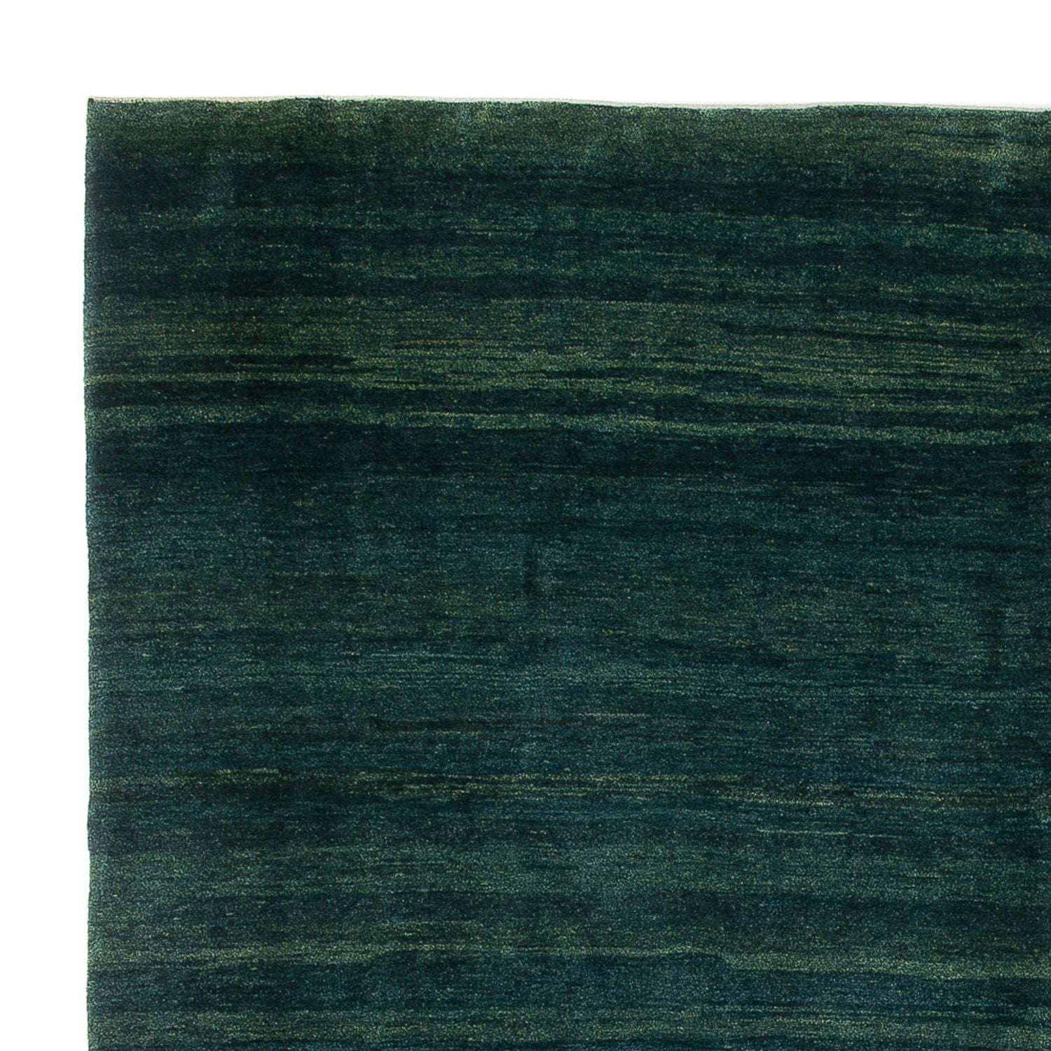 Gabbeh Teppich - Perser - 380 x 335 cm - dunkelgrün